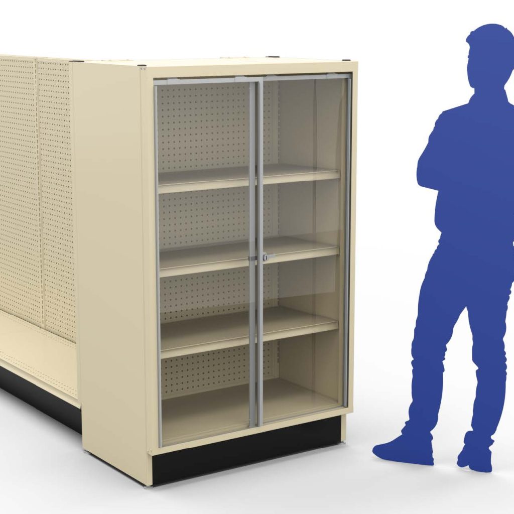 Locking Endcap Cabinet
