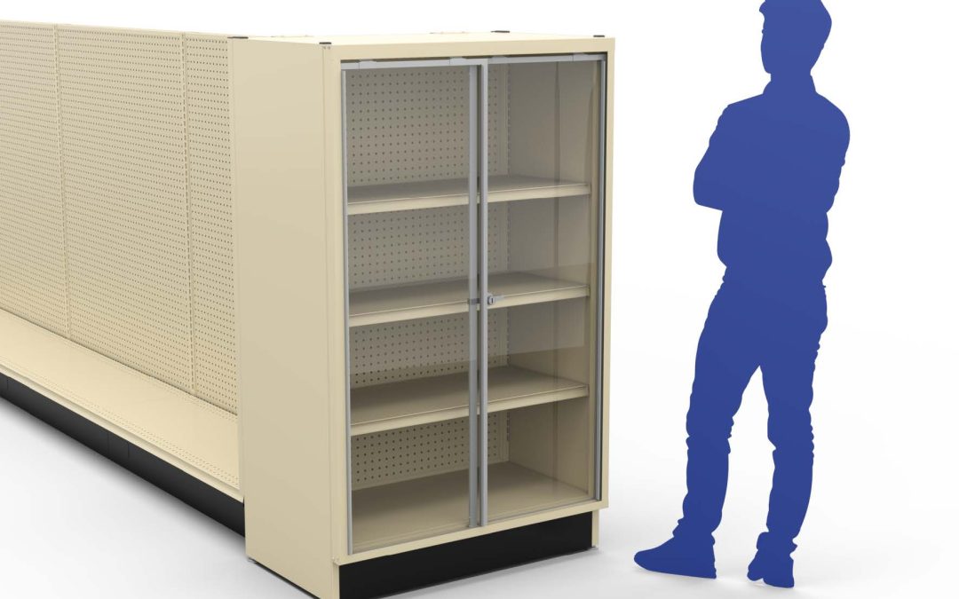 ENDCAP LOCKING CABINET