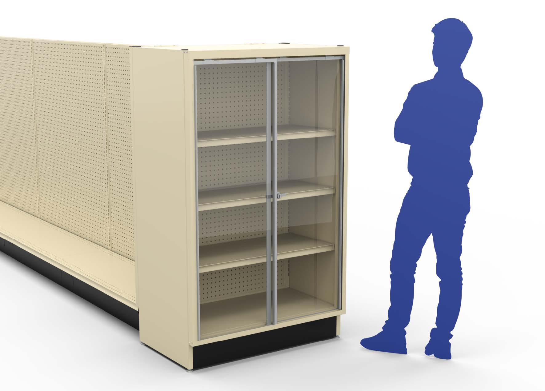 Locking Endcap Cabinet