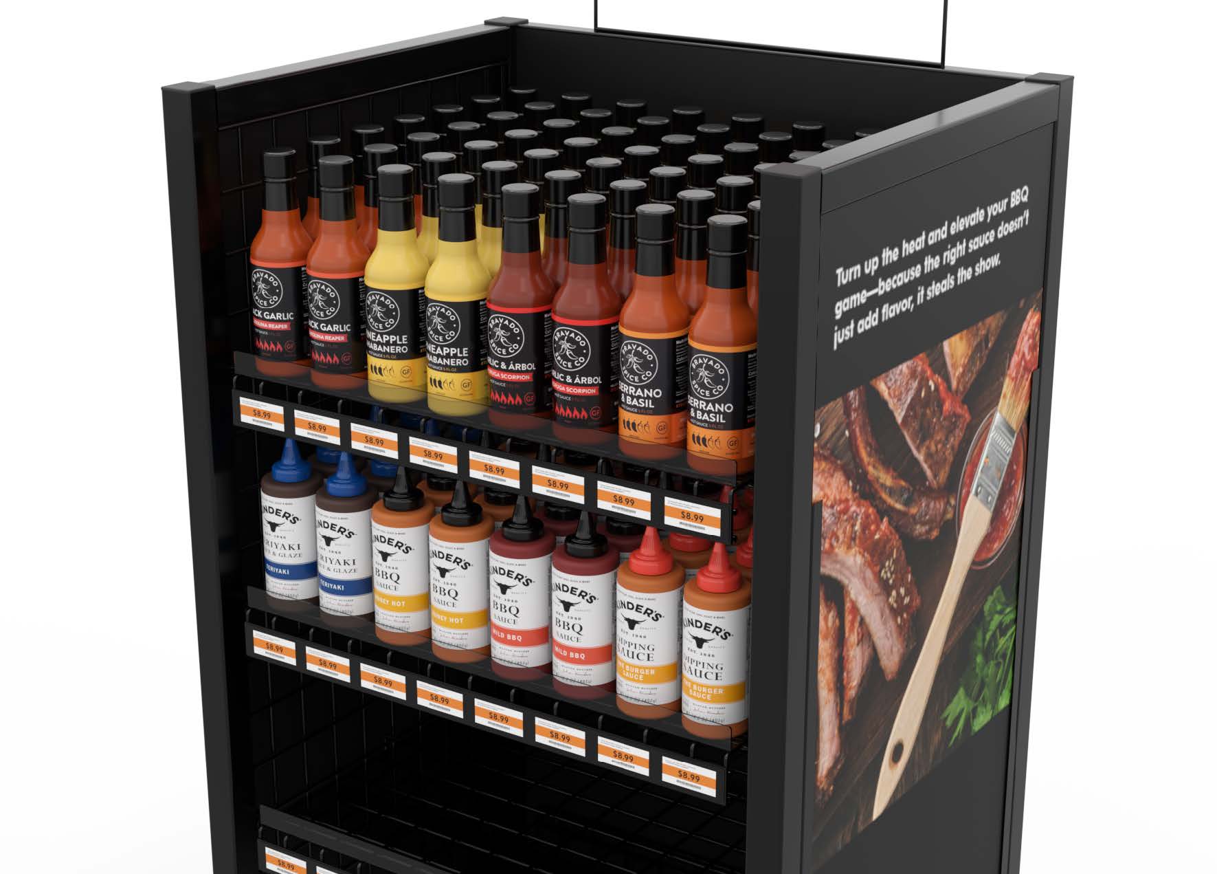 Rolling Cart Merchandiser